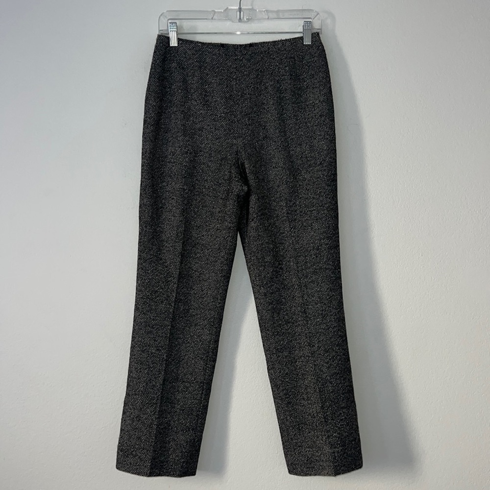 Akris Punto Wool Laine Straight Pants Size 6 Houndstooth